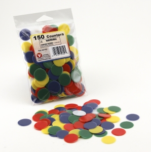 Counters - 100 count, Bagged, transparent (Overhead)